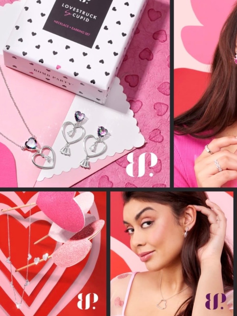 Bomb Party Lovestruck by Cupid Necklace & Earring Set, 2023 Edition. Unrevealed